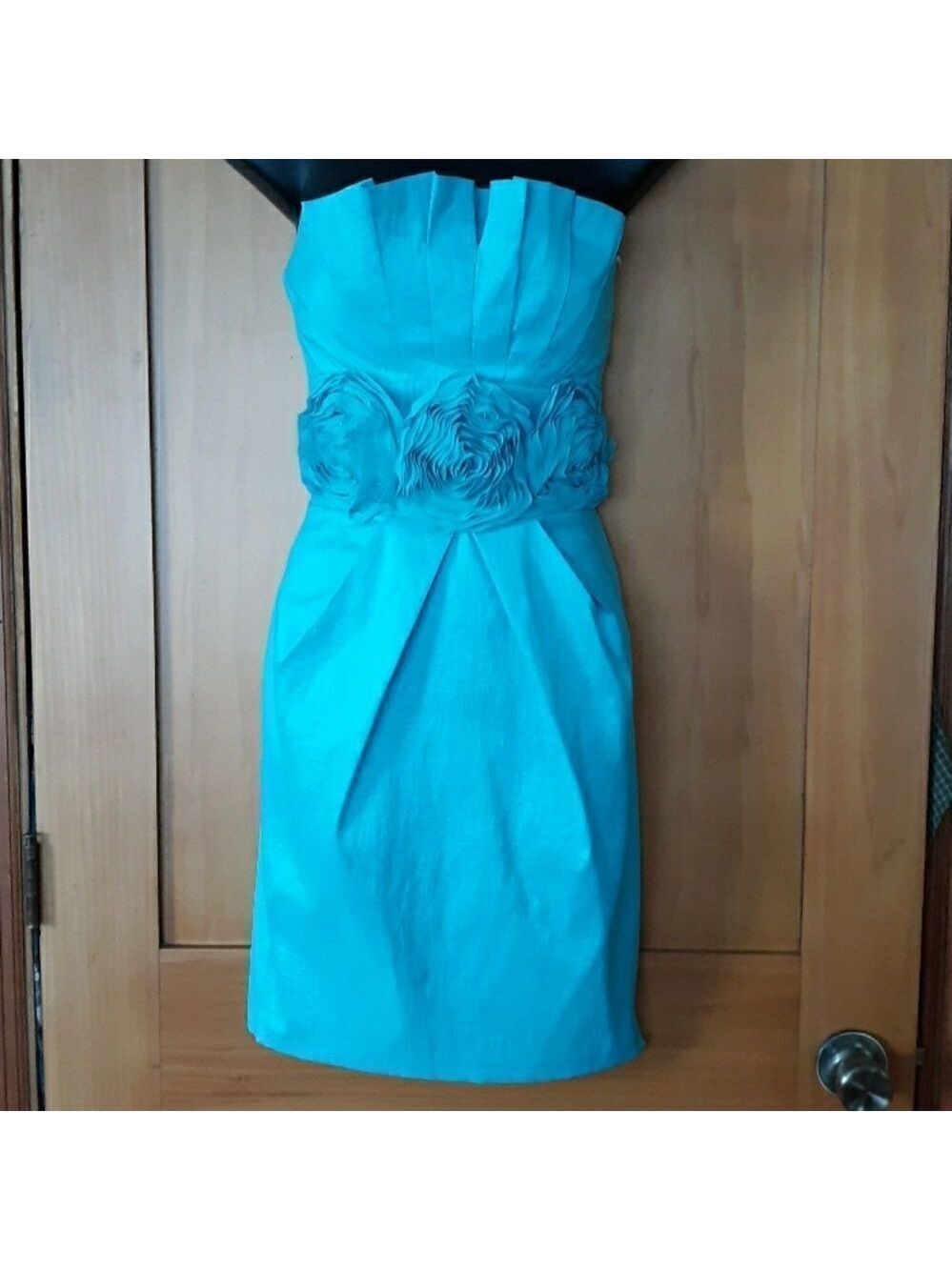 Ariella cocktail dress aqua